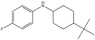 N-(4-tert-butylcyclohexyl)-4-fluoroaniline Struktur