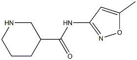 N-(5-methyl-1,2-oxazol-3-yl)piperidine-3-carboxamide Struktur