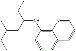 N-(5-methylheptan-3-yl)quinolin-8-amine Struktur