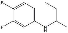 N-(butan-2-yl)-3,4-difluoroaniline Struktur