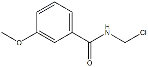 N-(chloromethyl)-3-methoxybenzamide Struktur