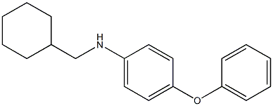 N-(cyclohexylmethyl)-4-phenoxyaniline Struktur