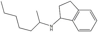 N-(heptan-2-yl)-2,3-dihydro-1H-inden-1-amine Struktur