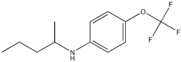 N-(pentan-2-yl)-4-(trifluoromethoxy)aniline Struktur