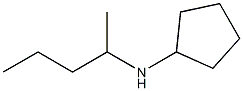 N-(pentan-2-yl)cyclopentanamine Struktur