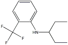 N-(pentan-3-yl)-2-(trifluoromethyl)aniline Struktur