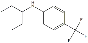 N-(pentan-3-yl)-4-(trifluoromethyl)aniline Struktur