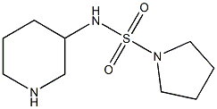 N-(piperidin-3-yl)pyrrolidine-1-sulfonamide Struktur