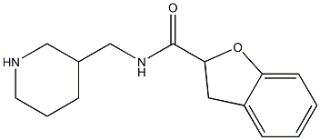 N-(piperidin-3-ylmethyl)-2,3-dihydro-1-benzofuran-2-carboxamide Struktur