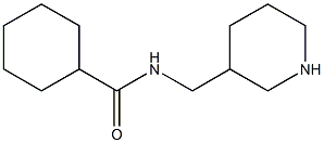 N-(piperidin-3-ylmethyl)cyclohexanecarboxamide Struktur