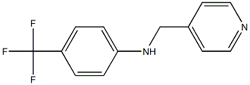 N-(pyridin-4-ylmethyl)-4-(trifluoromethyl)aniline Struktur