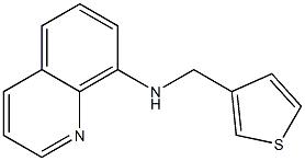 N-(thiophen-3-ylmethyl)quinolin-8-amine Struktur