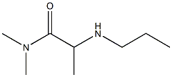 N,N-dimethyl-2-(propylamino)propanamide Struktur