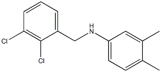 N-[(2,3-dichlorophenyl)methyl]-3,4-dimethylaniline Struktur