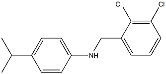 N-[(2,3-dichlorophenyl)methyl]-4-(propan-2-yl)aniline Struktur