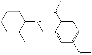 N-[(2,5-dimethoxyphenyl)methyl]-2-methylcyclohexan-1-amine Struktur