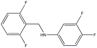 N-[(2,6-difluorophenyl)methyl]-3,4-difluoroaniline Struktur