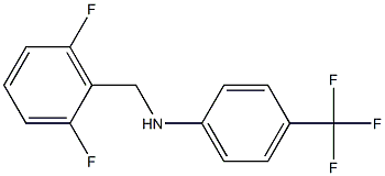 N-[(2,6-difluorophenyl)methyl]-4-(trifluoromethyl)aniline Struktur