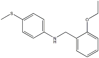 N-[(2-ethoxyphenyl)methyl]-4-(methylsulfanyl)aniline Struktur