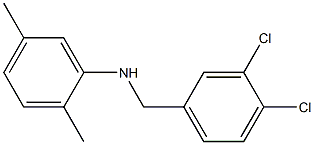 N-[(3,4-dichlorophenyl)methyl]-2,5-dimethylaniline Struktur