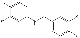 N-[(3,4-dichlorophenyl)methyl]-3,4-difluoroaniline Struktur