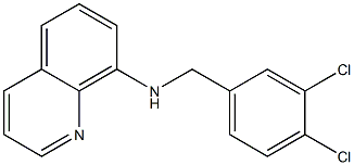 N-[(3,4-dichlorophenyl)methyl]quinolin-8-amine Struktur