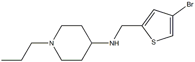 N-[(4-bromothiophen-2-yl)methyl]-1-propylpiperidin-4-amine Struktur