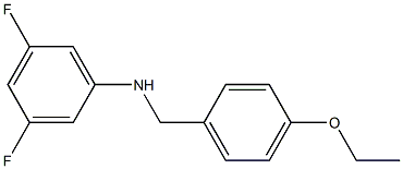 N-[(4-ethoxyphenyl)methyl]-3,5-difluoroaniline Struktur