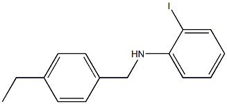 N-[(4-ethylphenyl)methyl]-2-iodoaniline Struktur