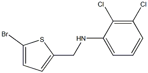 N-[(5-bromothiophen-2-yl)methyl]-2,3-dichloroaniline Struktur