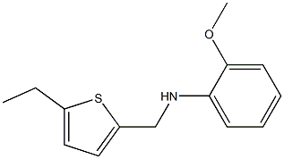 N-[(5-ethylthiophen-2-yl)methyl]-2-methoxyaniline Struktur