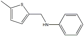 N-[(5-methylthiophen-2-yl)methyl]aniline Struktur