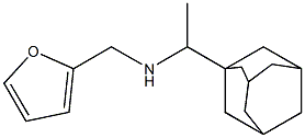 N-[1-(1-adamantyl)ethyl]-N-(2-furylmethyl)amine Struktur