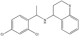 N-[1-(2,4-dichlorophenyl)ethyl]-3,4-dihydro-2H-1-benzothiopyran-4-amine Struktur