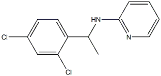 N-[1-(2,4-dichlorophenyl)ethyl]pyridin-2-amine Struktur