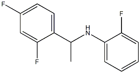 N-[1-(2,4-difluorophenyl)ethyl]-2-fluoroaniline Struktur