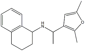 N-[1-(2,5-dimethylfuran-3-yl)ethyl]-1,2,3,4-tetrahydronaphthalen-1-amine Struktur