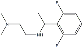 N'-[1-(2,6-difluorophenyl)ethyl]-N,N-dimethylethane-1,2-diamine Struktur