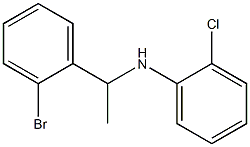 N-[1-(2-bromophenyl)ethyl]-2-chloroaniline Struktur