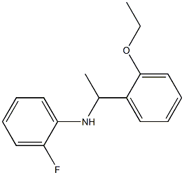 N-[1-(2-ethoxyphenyl)ethyl]-2-fluoroaniline Struktur