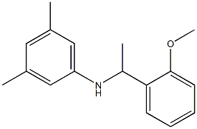 N-[1-(2-methoxyphenyl)ethyl]-3,5-dimethylaniline Struktur