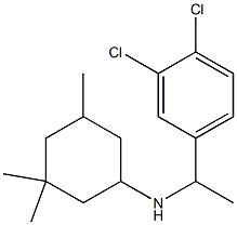 N-[1-(3,4-dichlorophenyl)ethyl]-3,3,5-trimethylcyclohexan-1-amine Struktur