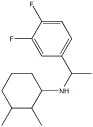 N-[1-(3,4-difluorophenyl)ethyl]-2,3-dimethylcyclohexan-1-amine Struktur