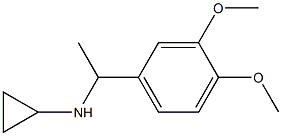 N-[1-(3,4-dimethoxyphenyl)ethyl]cyclopropanamine Struktur