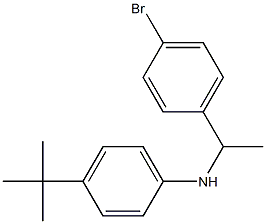 N-[1-(4-bromophenyl)ethyl]-4-tert-butylaniline Struktur