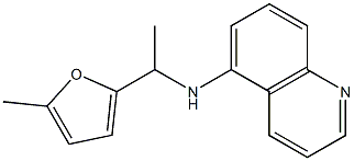 N-[1-(5-methylfuran-2-yl)ethyl]quinolin-5-amine Struktur