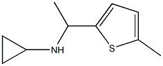 N-[1-(5-methylthiophen-2-yl)ethyl]cyclopropanamine Struktur