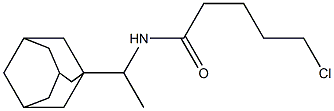 N-[1-(adamantan-1-yl)ethyl]-5-chloropentanamide Struktur