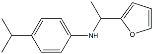 N-[1-(furan-2-yl)ethyl]-4-(propan-2-yl)aniline Struktur