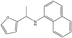 N-[1-(furan-2-yl)ethyl]naphthalen-1-amine Struktur